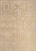 thyme ivory wool hand knotted Rug - HeadShot thyme ivory wool hand knotted Rug - HeadShot