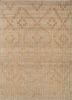 thyme gold wool hand knotted Rug - HeadShot