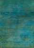 manchaha blue wool hand knotted Rug - HeadShot