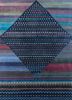 manchaha blue wool and bamboo silk hand knotted Rug - HeadShot manchaha blue wool and bamboo silk hand knotted Rug - HeadShot
