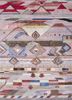manchaha pink and purple wool and bamboo silk hand knotted Rug - HeadShot