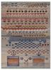 freedom manchaha grey and black wool and bamboo silk hand knotted Rug - HeadShot freedom manchaha grey and black wool and bamboo silk hand knotted Rug - HeadShot