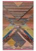 manchaha red and orange wool and bamboo silk hand knotted Rug - HeadShot manchaha red and orange wool and bamboo silk hand knotted Rug - HeadShot