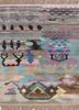 freedom manchaha gold wool and bamboo silk hand knotted Rug - HeadShot