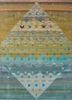 freedom manchaha blue wool and bamboo silk hand knotted Rug - HeadShot freedom manchaha blue wool and bamboo silk hand knotted Rug - HeadShot