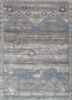 manchaha blue wool and bamboo silk hand knotted Rug - HeadShot