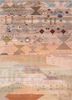manchaha pink and purple wool and bamboo silk hand knotted Rug - HeadShot manchaha pink and purple wool and bamboo silk hand knotted Rug - HeadShot
