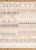 manchaha ivory wool and bamboo silk hand knotted Rug - HeadShot
