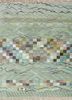 manchaha green wool and bamboo silk hand knotted Rug - HeadShot manchaha green wool and bamboo silk hand knotted Rug - HeadShot
