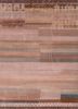 manchaha pink and purple wool and bamboo silk hand knotted Rug - HeadShot