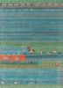 manchaha blue wool and bamboo silk hand knotted Rug - HeadShot manchaha blue wool and bamboo silk hand knotted Rug - HeadShot