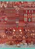 manchaha red and orange wool and bamboo silk hand knotted Rug - HeadShot manchaha red and orange wool and bamboo silk hand knotted Rug - HeadShot