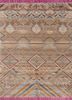 manchaha beige and brown wool and bamboo silk hand knotted Rug - HeadShot manchaha beige and brown wool and bamboo silk hand knotted Rug - HeadShot