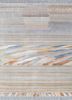 manchaha grey and black wool and bamboo silk hand knotted Rug - HeadShot