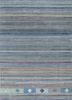 manchaha blue wool and bamboo silk hand knotted Rug - HeadShot