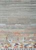 manchaha blue wool and bamboo silk hand knotted Rug - HeadShot