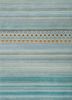 manchaha blue wool and bamboo silk hand knotted Rug - HeadShot manchaha blue wool and bamboo silk hand knotted Rug - HeadShot
