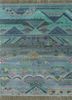 manchaha green wool and bamboo silk hand knotted Rug - HeadShot manchaha green wool and bamboo silk hand knotted Rug - HeadShot