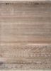 manchaha beige and brown wool and bamboo silk hand knotted Rug - HeadShot