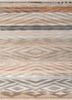 manchaha grey and black wool and bamboo silk hand knotted Rug - HeadShot