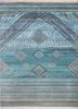 manchaha blue wool and bamboo silk hand knotted Rug - HeadShot manchaha blue wool and bamboo silk hand knotted Rug - HeadShot