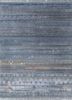manchaha blue wool and bamboo silk hand knotted Rug - HeadShot manchaha blue wool and bamboo silk hand knotted Rug - HeadShot