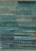 manchaha green wool and bamboo silk hand knotted Rug - HeadShot