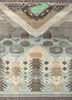 manchaha blue wool and bamboo silk hand knotted Rug - HeadShot manchaha blue wool and bamboo silk hand knotted Rug - HeadShot