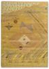 manchaha gold wool and bamboo silk hand knotted Rug - HeadShot manchaha gold wool and bamboo silk hand knotted Rug - HeadShot