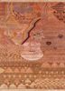 manchaha red and orange wool and bamboo silk hand knotted Rug - HeadShot manchaha red and orange wool and bamboo silk hand knotted Rug - HeadShot