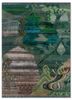 manchaha green wool and silk hand knotted Rug - HeadShot manchaha green wool and silk hand knotted Rug - HeadShot