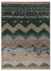 manchaha green wool and bamboo silk hand knotted Rug - HeadShot