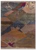 manchaha blue wool and bamboo silk hand knotted Rug - HeadShot manchaha blue wool and bamboo silk hand knotted Rug - HeadShot