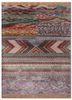 manchaha pink and purple wool and bamboo silk hand knotted Rug - HeadShot