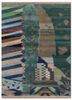 manchaha green wool and bamboo silk hand knotted Rug - HeadShot manchaha green wool and bamboo silk hand knotted Rug - HeadShot