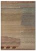 manchaha gold wool and bamboo silk hand knotted Rug - HeadShot