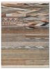 manchaha gold wool and bamboo silk hand knotted Rug - HeadShot