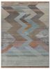 manchaha blue wool and bamboo silk hand knotted Rug - HeadShot manchaha blue wool and bamboo silk hand knotted Rug - HeadShot