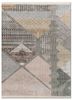 manchaha pink and purple wool and bamboo silk hand knotted Rug - HeadShot manchaha pink and purple wool and bamboo silk hand knotted Rug - HeadShot