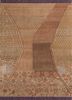 manchaha beige and brown wool and bamboo silk hand knotted Rug - HeadShot