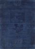 manchaha blue wool and bamboo silk hand knotted Rug - HeadShot manchaha blue wool and bamboo silk hand knotted Rug - HeadShot