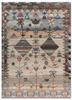 freedom manchaha grey and black wool and bamboo silk hand knotted Rug - HeadShot freedom manchaha grey and black wool and bamboo silk hand knotted Rug - HeadShot