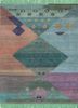 freedom manchaha green wool and bamboo silk hand knotted Rug - HeadShot freedom manchaha green wool and bamboo silk hand knotted Rug - HeadShot