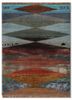 freedom manchaha blue wool and bamboo silk hand knotted Rug - HeadShot