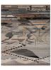 freedom manchaha grey and black wool and bamboo silk hand knotted Rug - HeadShot freedom manchaha grey and black wool and bamboo silk hand knotted Rug - HeadShot