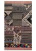 manchaha grey and black wool and bamboo silk hand knotted Rug - HeadShot manchaha grey and black wool and bamboo silk hand knotted Rug - HeadShot