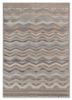 manchaha beige and brown wool and bamboo silk hand knotted Rug - HeadShot