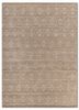 erbe beige and brown afghan wool hand knotted Rug - HeadShot