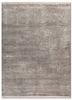 entropy grey and black wool and bamboo silk hand knotted Rug - HeadShot entropy grey and black wool and bamboo silk hand knotted Rug - HeadShot