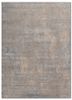 grey and black grey and black wool and bamboo silk hand knotted Rug